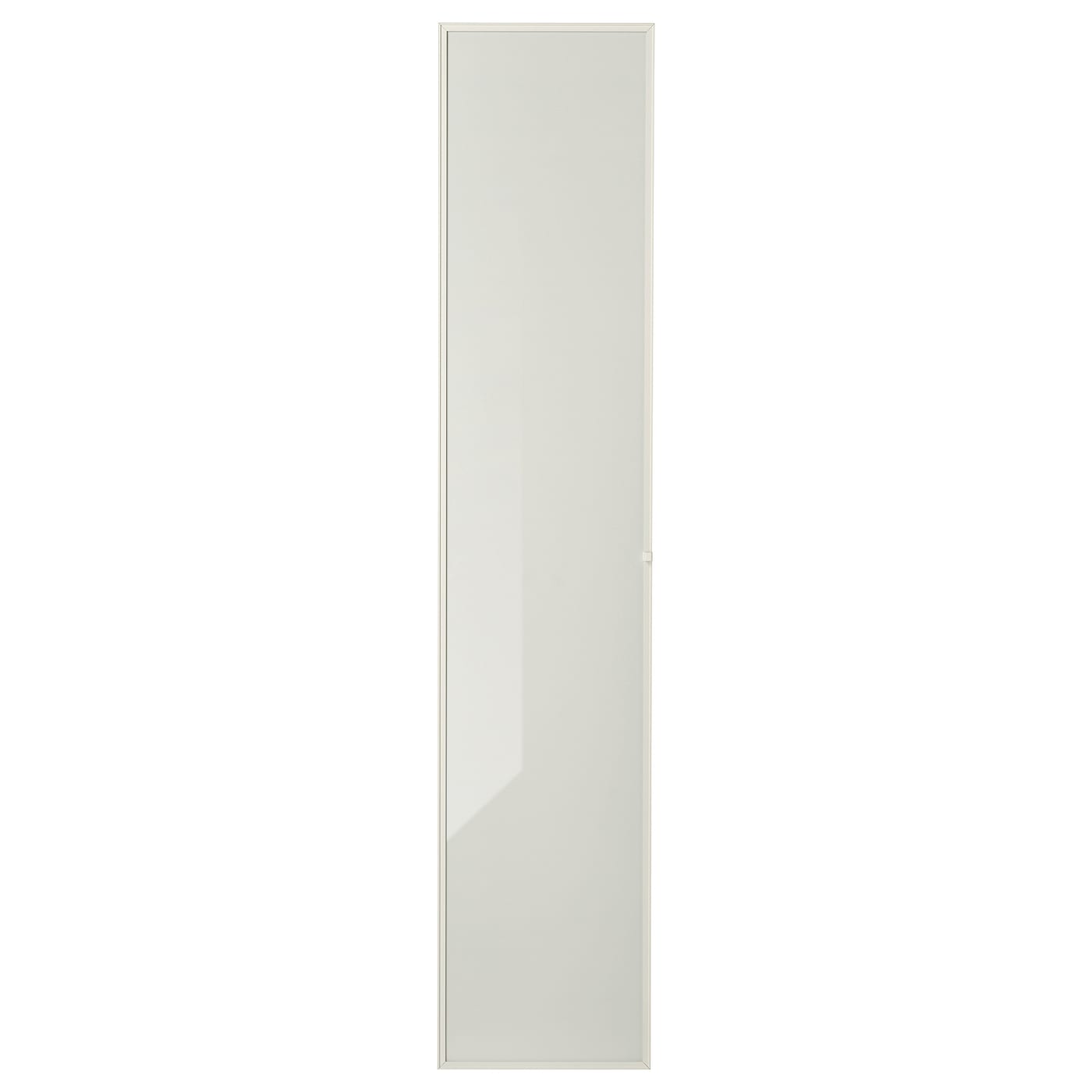 IKEA HÖGBO drzwi szklane, biały, 40x192 cm