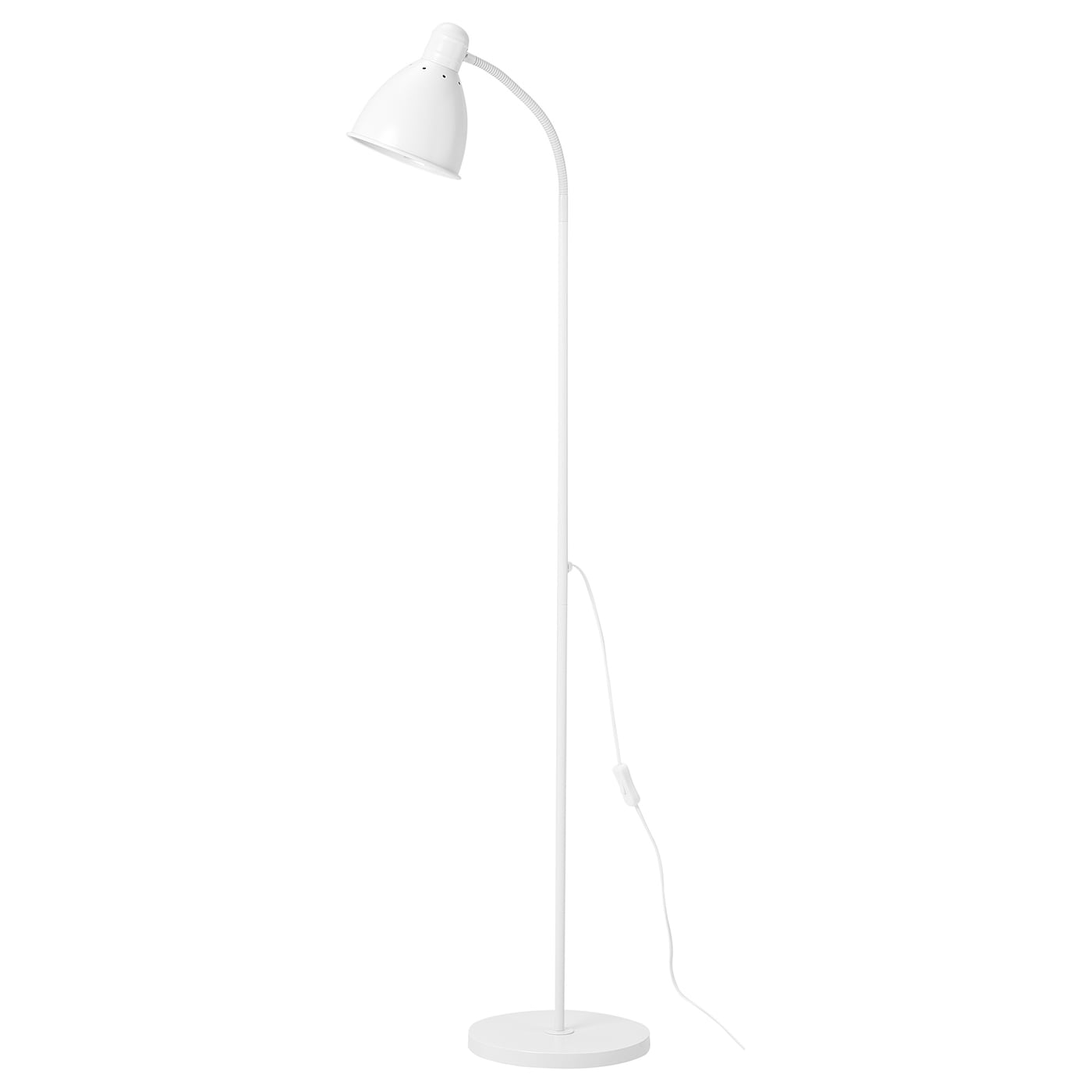 IKEA LERSTA lampa podłogowa/do czytania, biały, Maks.: 20 Wat