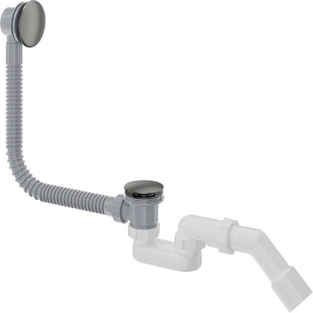 DEANTE Syfon wannowy PRIZMA click-clack titanium NHC_D57B