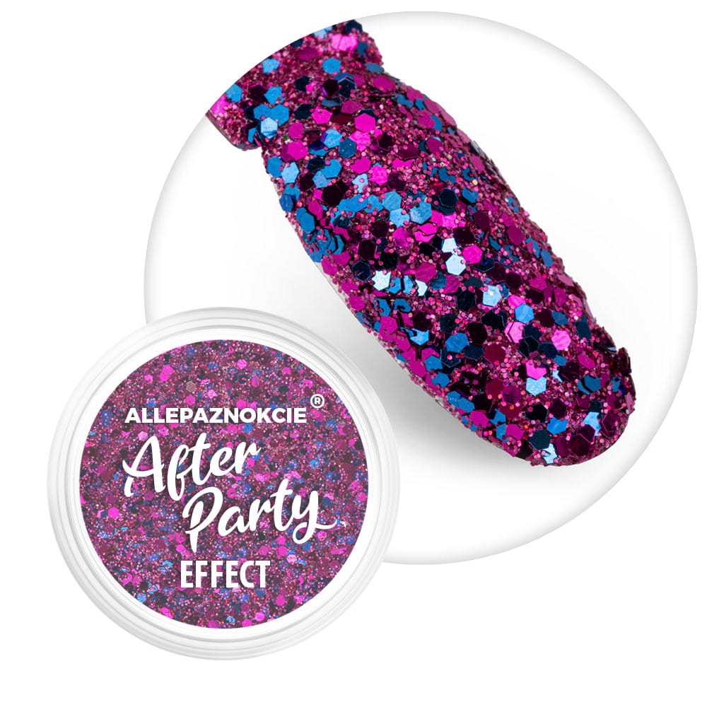 Pyłek do paznokci biżuteryjny efekt After Party Allepaznokcie 1 g Nr 18