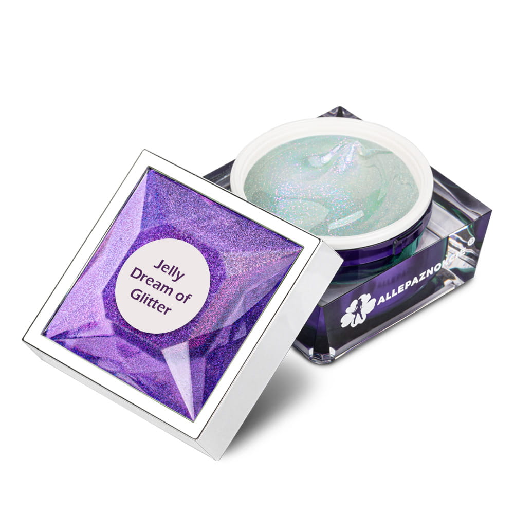 Żel budujący gęsty Jelly Dream of Glitter Allepaznokcie 30ml