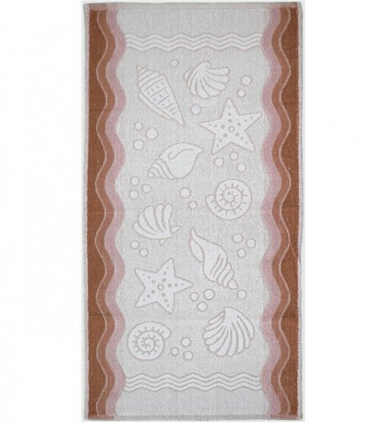 Ręcznik FLORA OCEAN 70x140 kolor brązowy