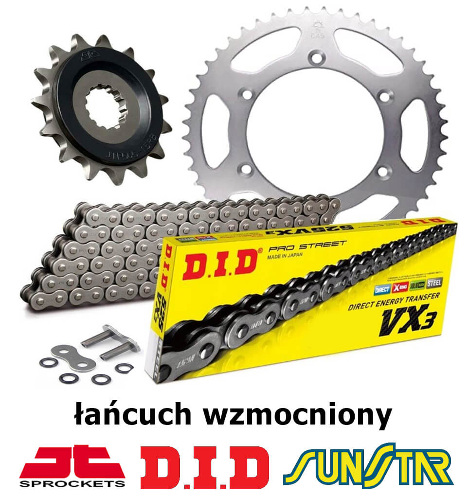 Yamaha Tdm 900 2002-2013 Zestaw Napędowy Did Wzmocniony Yamaha 2013 900 Tdm 900