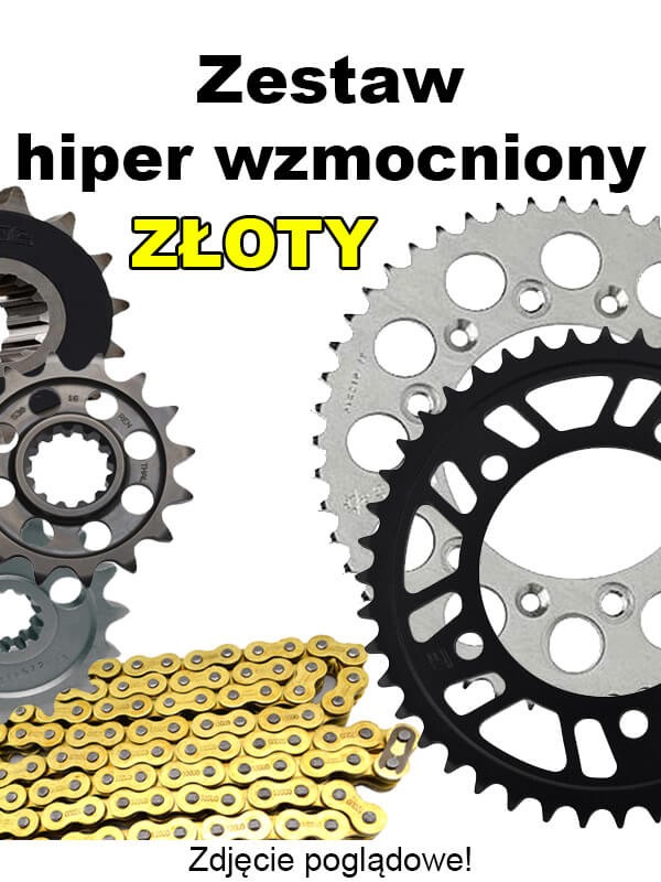 Yamaha Wr 250F 2001-2006 Zestaw Napędowy Did Hiper Wzmocniony Złoty Bezoring Yamaha 2003 250 Wr 250