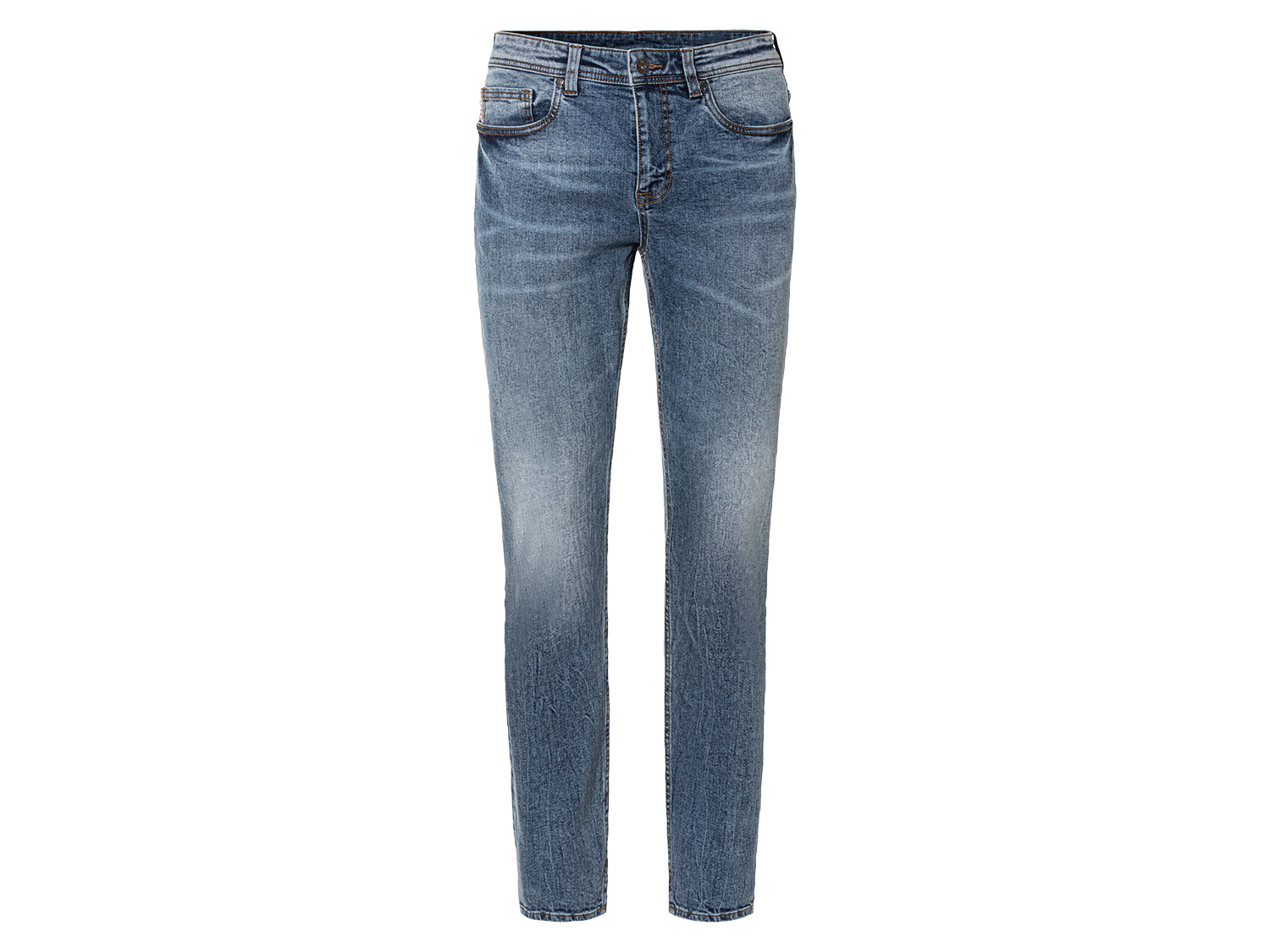 Livergy Jeansy męskie z bawełną, Slim Fit Jasnoniebieski, 46 30/32