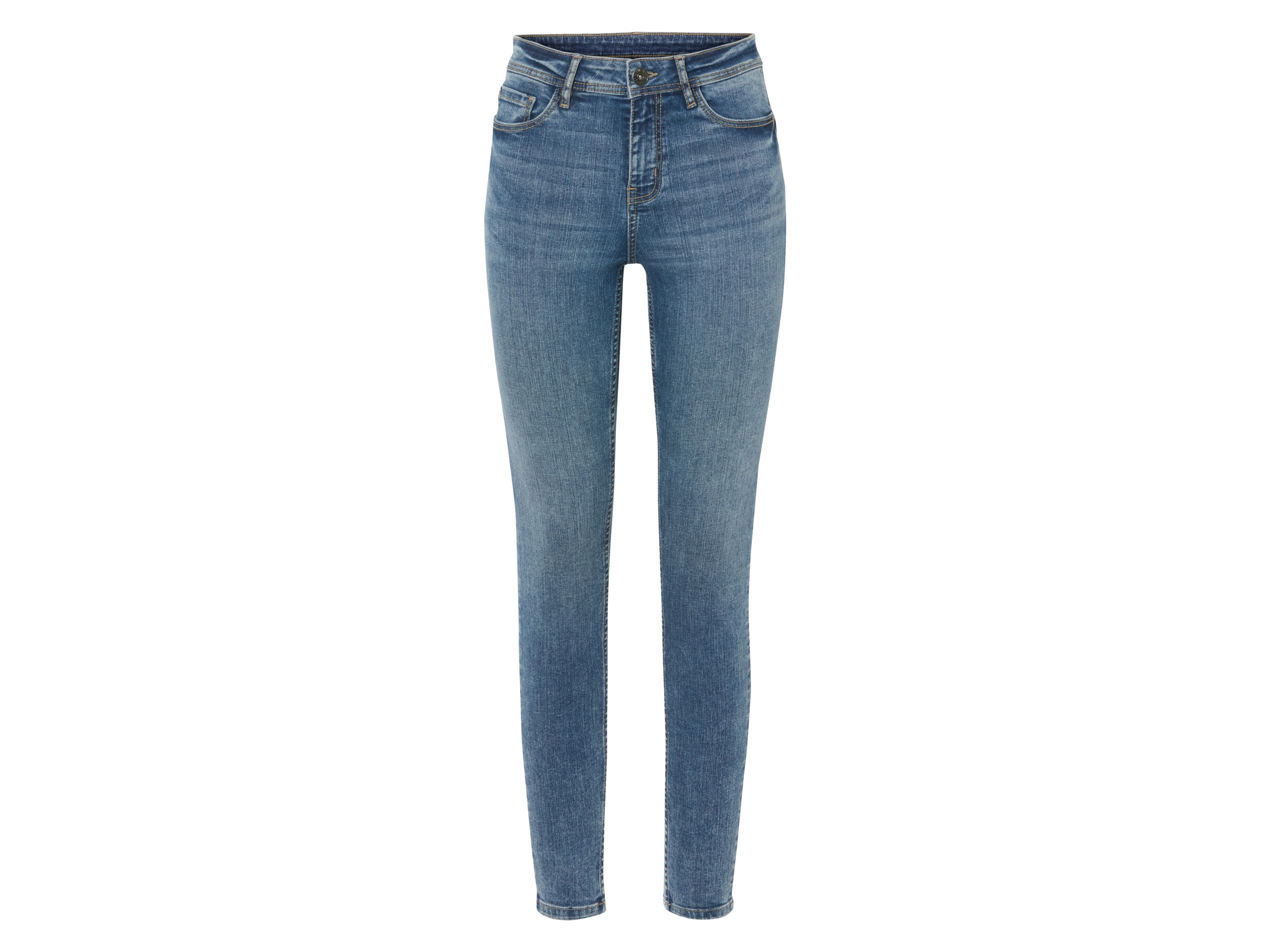 esmara Jeansy damskie z efektem Push-up, Super Skinny 46, Niebieski
