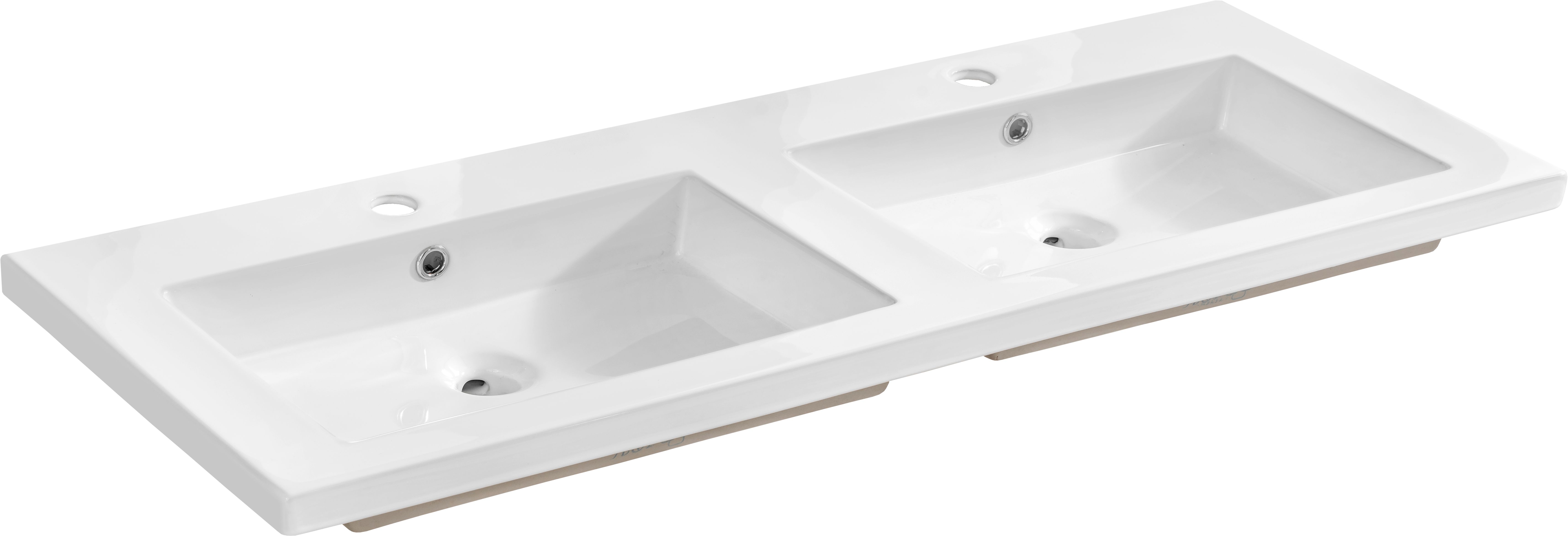Darmowa Dostawa - Umywalka 121x46 cm prostokątna meblowa biała Comad Spirit UM8070SPIRIT120DDP