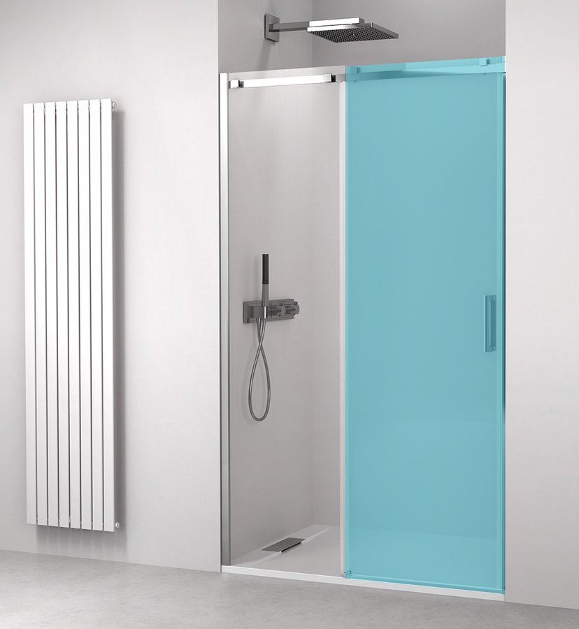 Darmowa Dostawa - Drzwi prysznicowe 150 cm rozsuwane chrom połysk/szkło przezroczyste Polysan Thron Line TL5015ABOX12