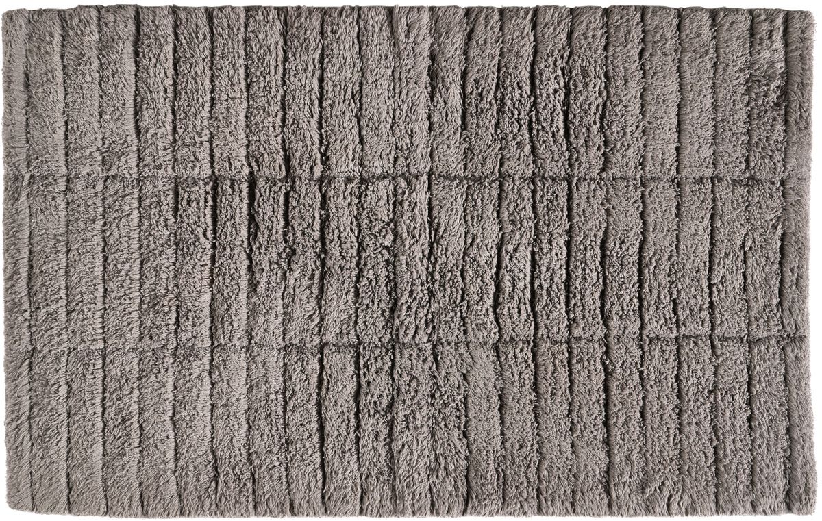 Darmowa Dostawa - Dywanik łazienkowy 80x50 cm prostokątny szary Zone Denmark Tiles 13534