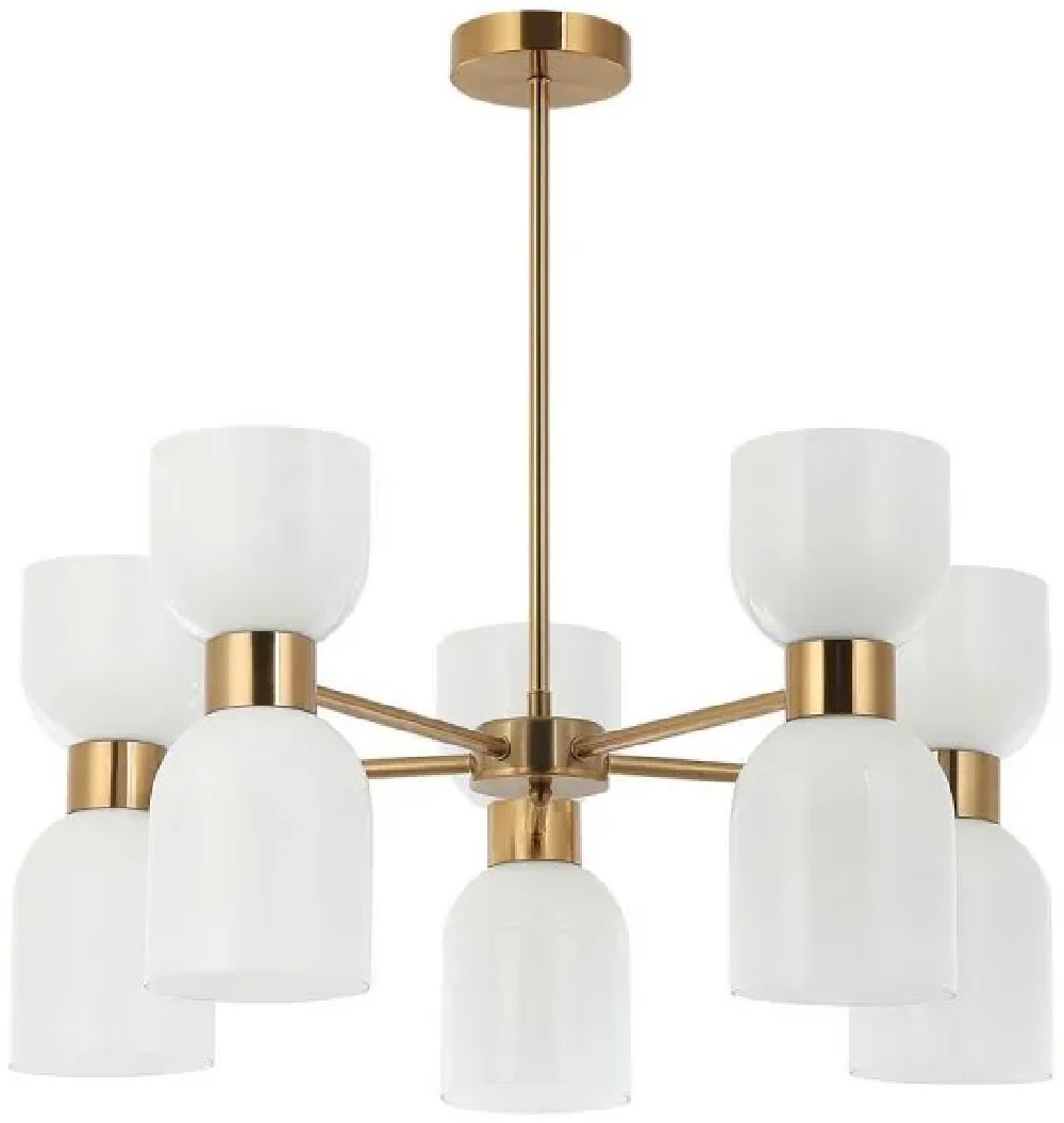 Darmowa Dostawa - Lampa podsufitowa powyżej 6x40 W mosiądz Italux Monza PND576025BRO