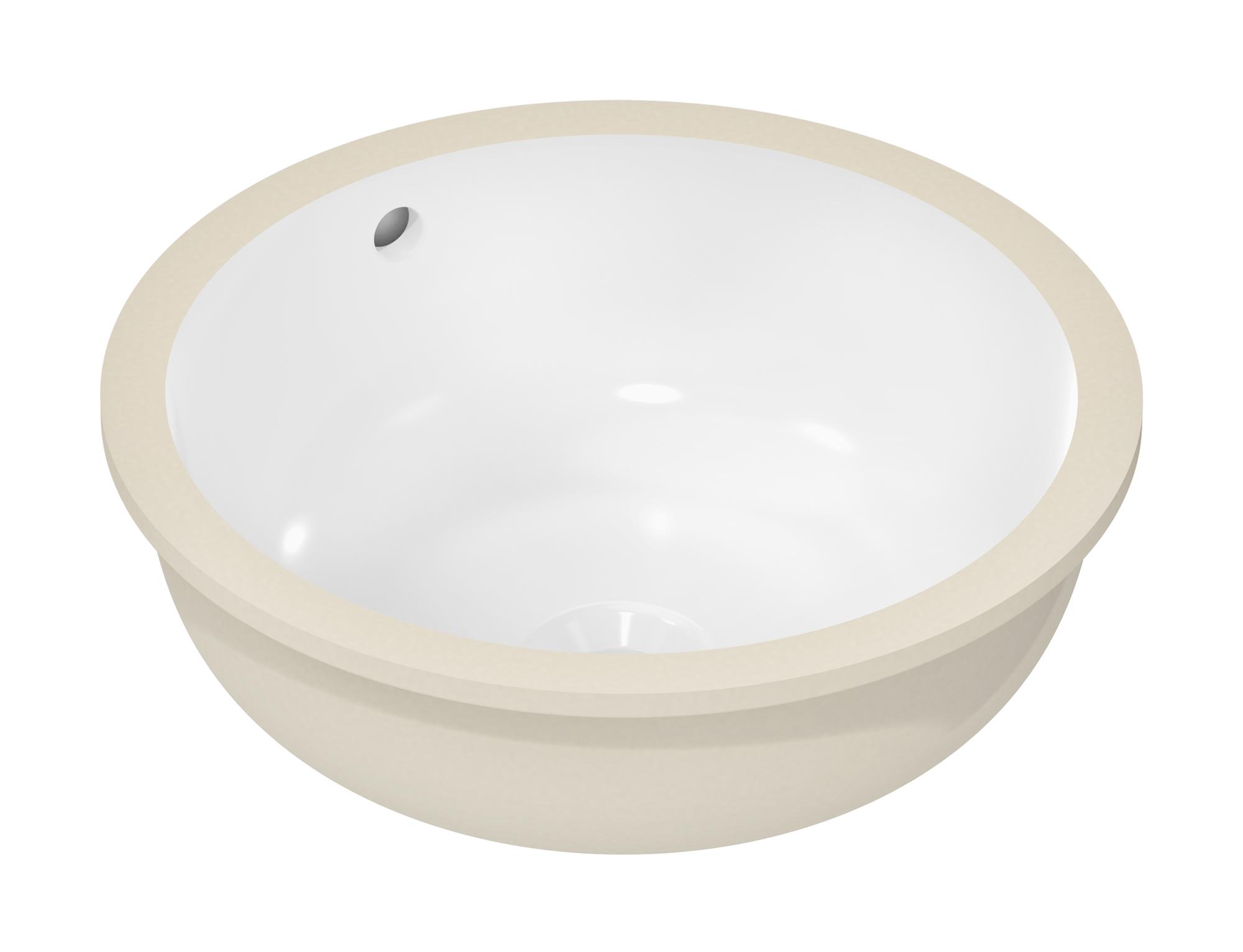 Darmowa Dostawa - Umywalka 35x35 cm okrągła podblatowa biała Hansgrohe Xuniva S 61046450