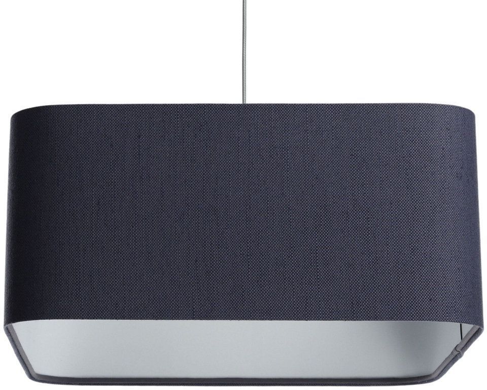 Darmowa Dostawa - Lampa wisząca 1x60 W granatowa BPS Koncept Kwadro len light KW00440W25