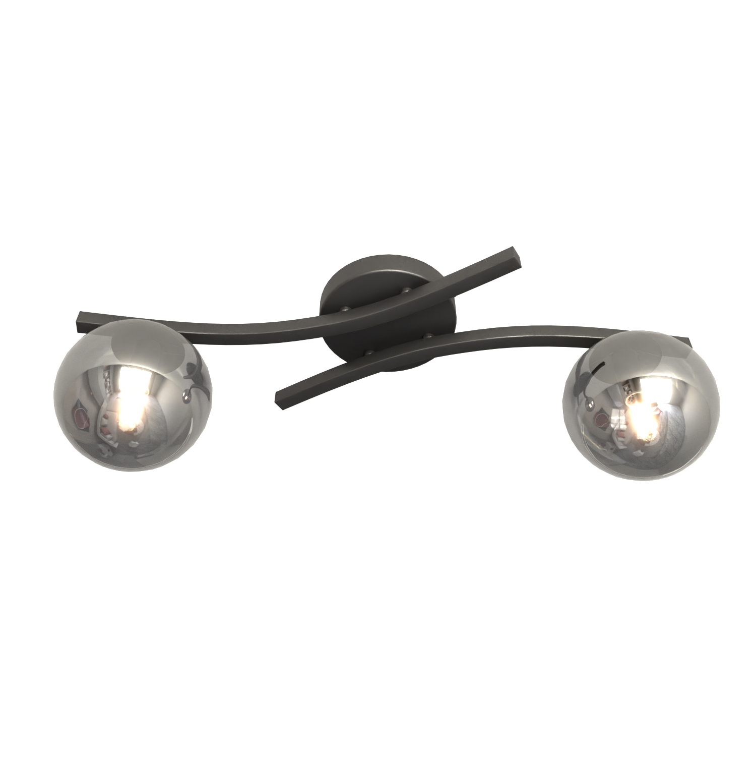 Darmowa Dostawa - Lampa podsufitowa 2x10 W biała-grafitowa Emibig Opus 13912