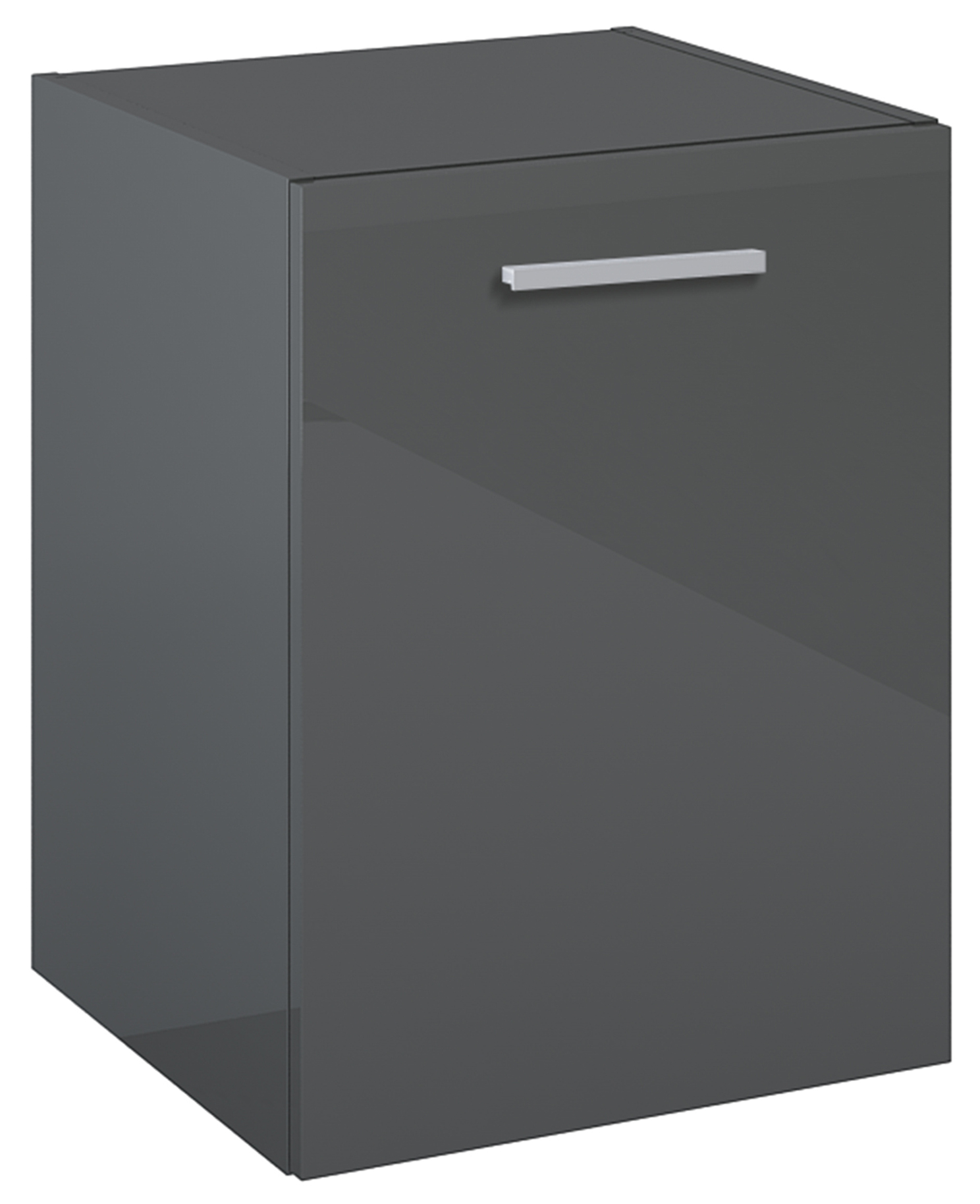 Darmowa Dostawa - Szafka 39.8x38.4x53 cm boczna wisząca antracyt Roca Kwadro A857974153