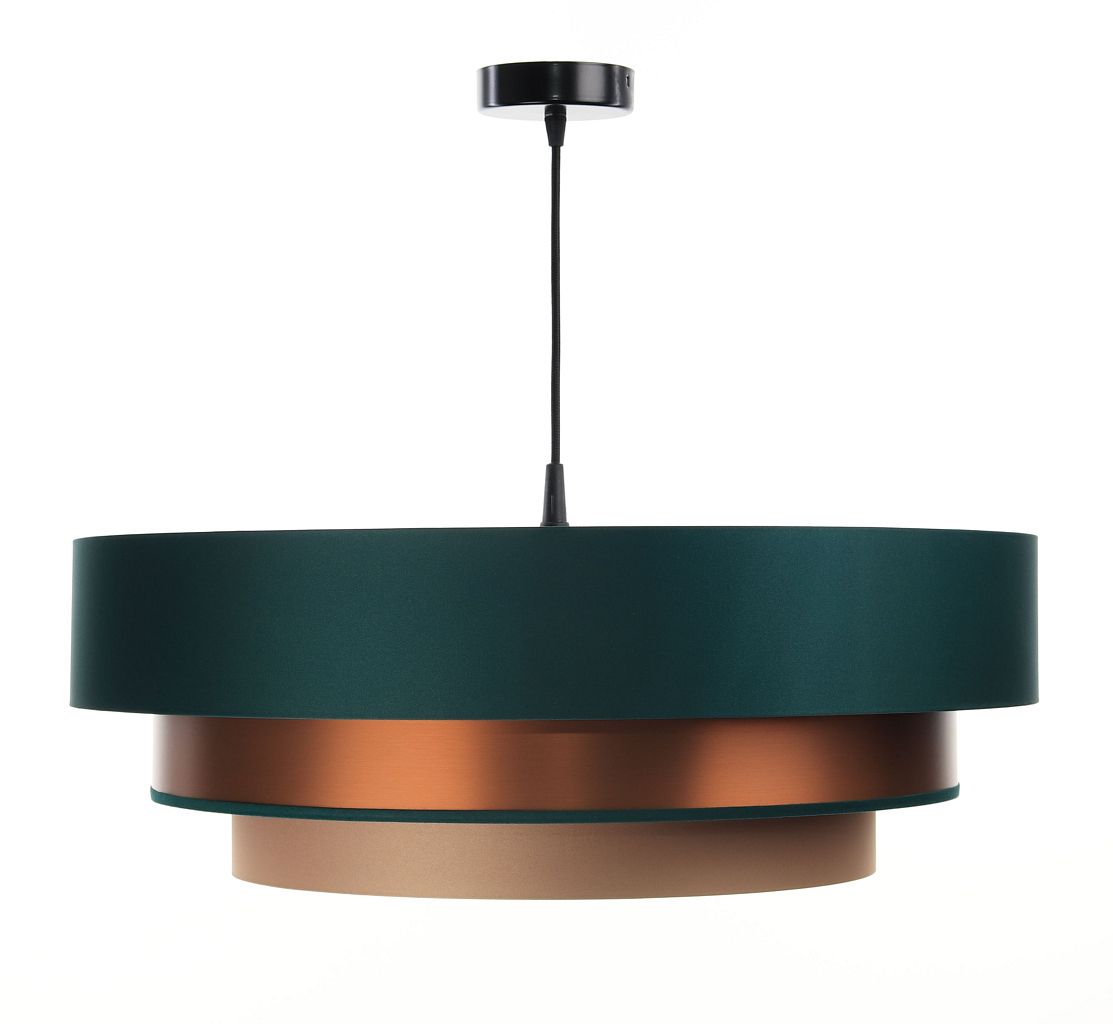 Darmowa Dostawa - Lampa wisząca 1x60 W zielona-miedź BPS Koncept Triniti 05008460