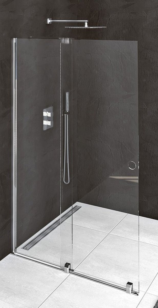 Darmowa Dostawa - Drzwi prysznicowe 140 cm rozsuwane chrom połysk/szkło przezroczyste Polysan Modular Shower MS5140