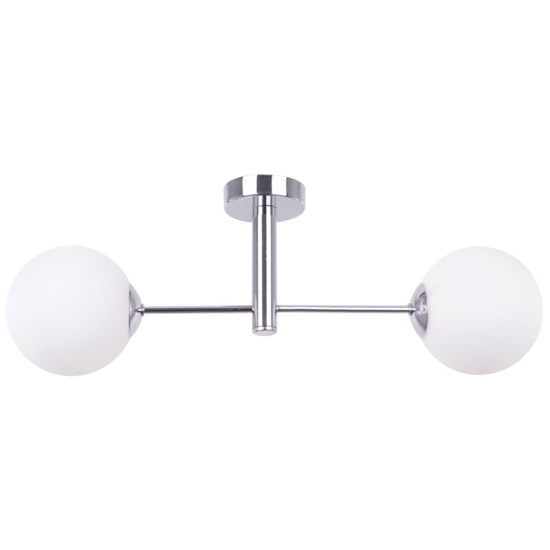 Lampa sufitowa wisząca Light Home LH Vicenza 2x E14 60W srebrny 1szt.