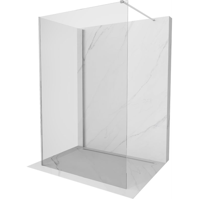 Ścianka prysznicowa Mexen Kioto transparent chrom 90x75 cm 1 szt.