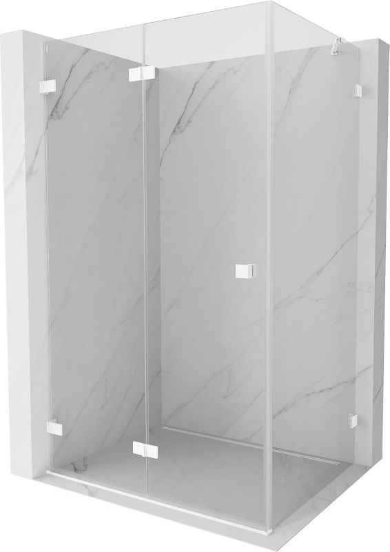 Kabina prysznicowa Mexen Lunar-F biała 100x80 cm 836-100-080-20-00-L 1 szt.