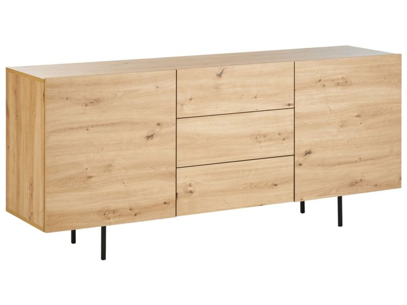 Komoda Kenora 72 cm Jasne drewno 1 szt.