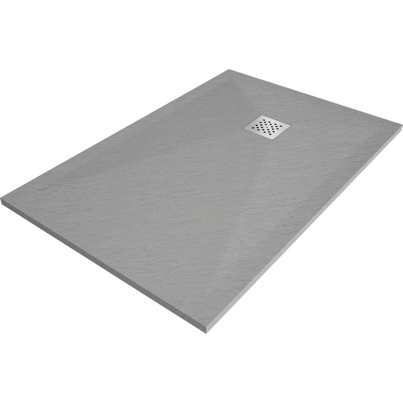Brodzik prostokątny Mexen Stone+ szary-beton 110x80 cm 1 szt.