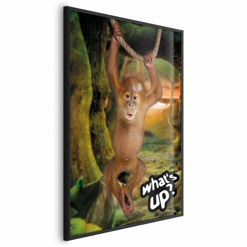 Plakat Artgeist What's Up 60x90 cm z ramą czarną 1 szt