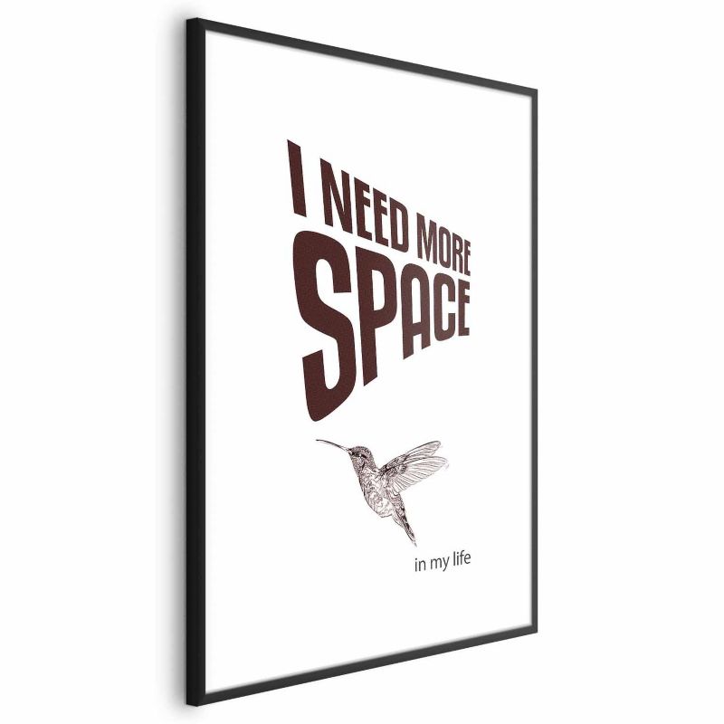 Plakat Artgeist More Space 60x90 cm z ramą czarną 1 szt