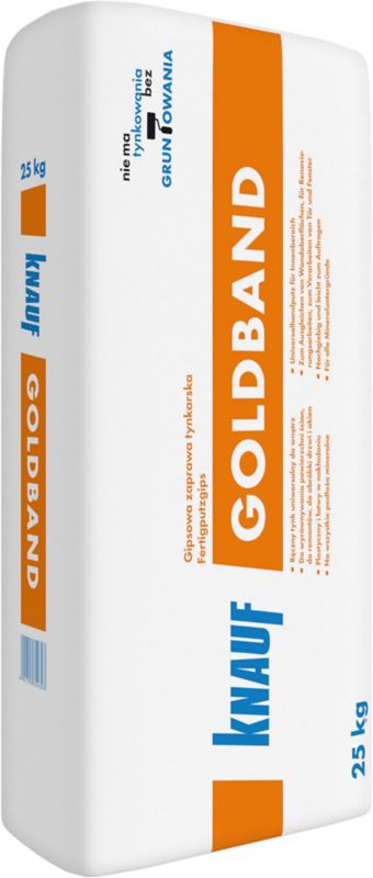 Tynk gipsowy ręczny Knauf Goldband 25 kg