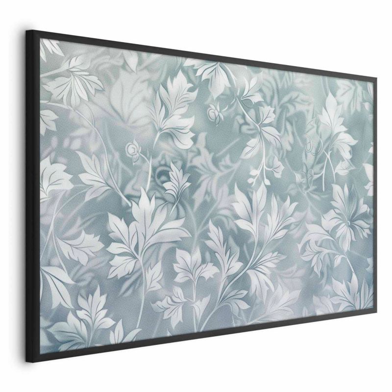 Plakat Artgeist Przetarte wzory roślinne 42x29,7 cm z ramą czarną 1 szt