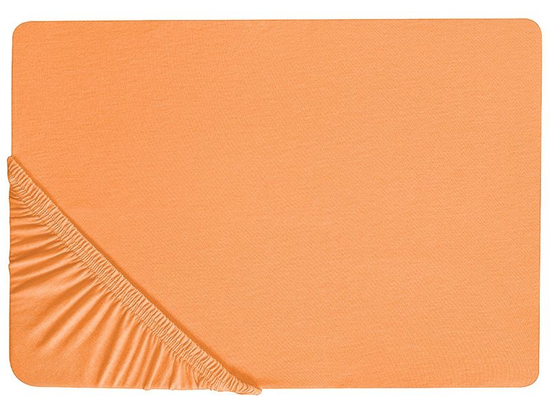 Prześcieradło z gumką Janbu Bawełna 200x200 cm Pomarańczowy 1 szt.