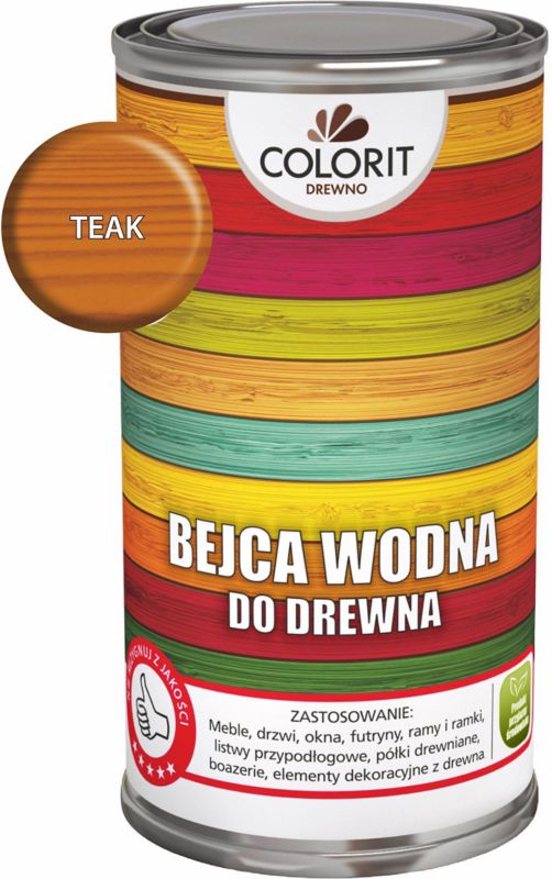 Bejca wodna Colorit Drewno teak 0,5 l
