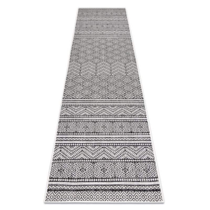 Dywan zewnętrzny Sion RugsX 60x300 cm czarny D736 1 szt.