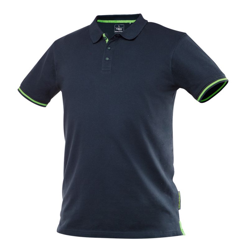 Koszulka polo Motosynteza 100% bawełna pique XXXL granatowa 1 szt.