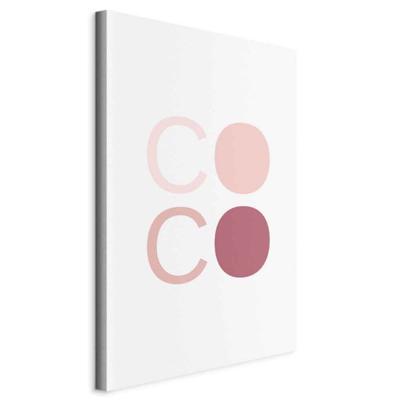 Obraz Artgeist Różowe Coco 60 x 90 cm flizelina 1 szt