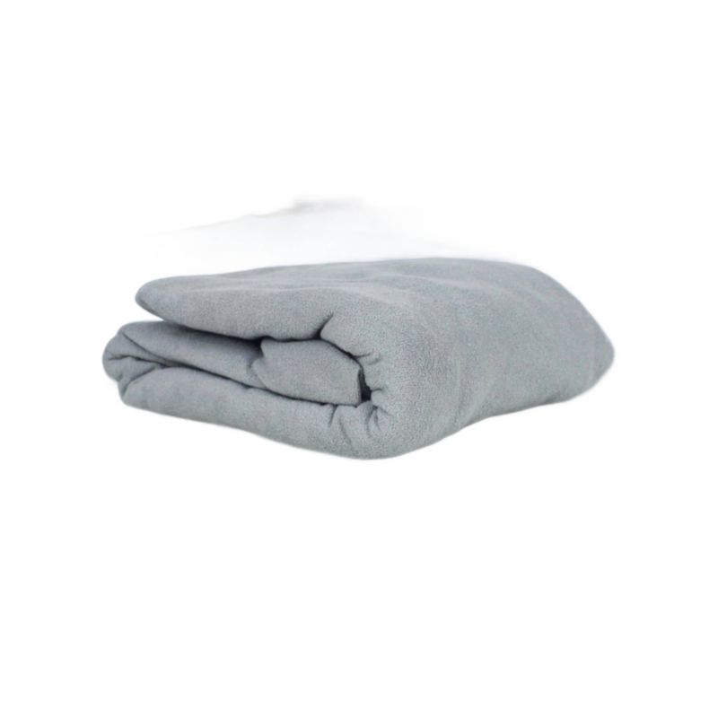Prześcieradło gumka jersey Kam-Pol bawełna premium 210x200 szary 1 szt.
