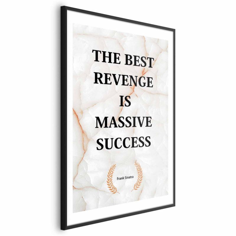 Plakat Artgeist Best Revenge 40x60 cm z ramą czarną 1 szt