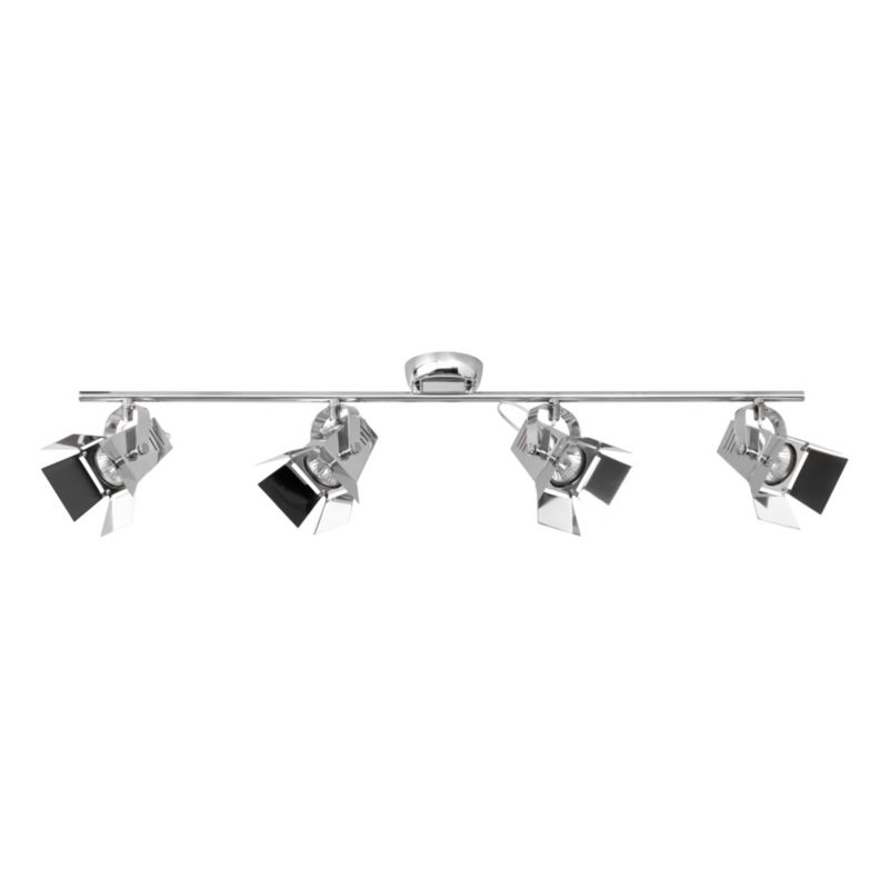 Lampa Sufitowa SPOT Light 4xGU10 5W Elegancki Chrom w Nowoczesnym Designie, Polski Producent, 1 szt.