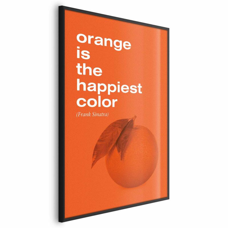 Plakat Artgeist The Happiest Colour 29,7x42 cm z ramą czarną 1 szt