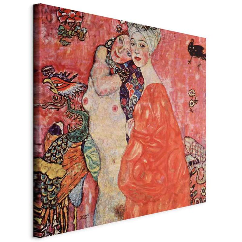 Obraz Artgeist Przyjaciółki 80 x 80 cm płótno włoskie 1 szt