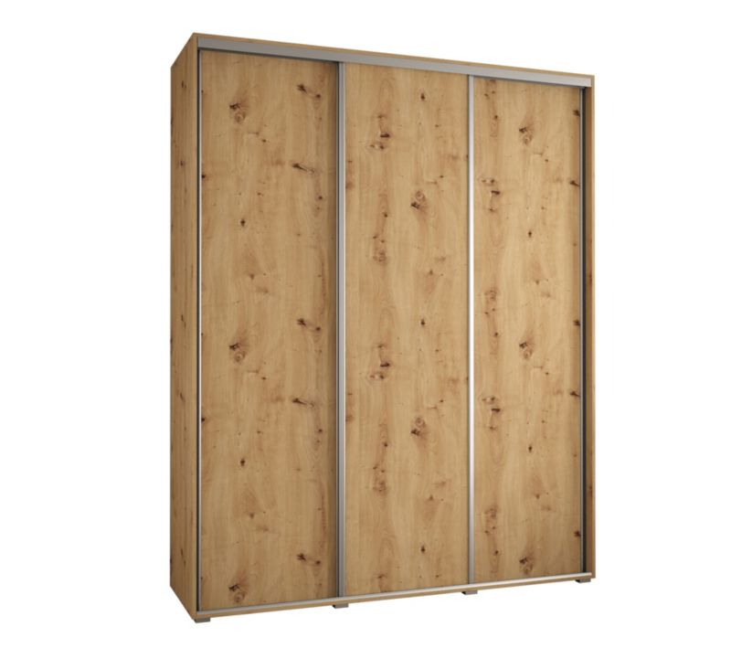 Szafa przesuwna Abiks DAVOS 1 wysoka szer.200cm artisan/artisan/srebrny 1szt.