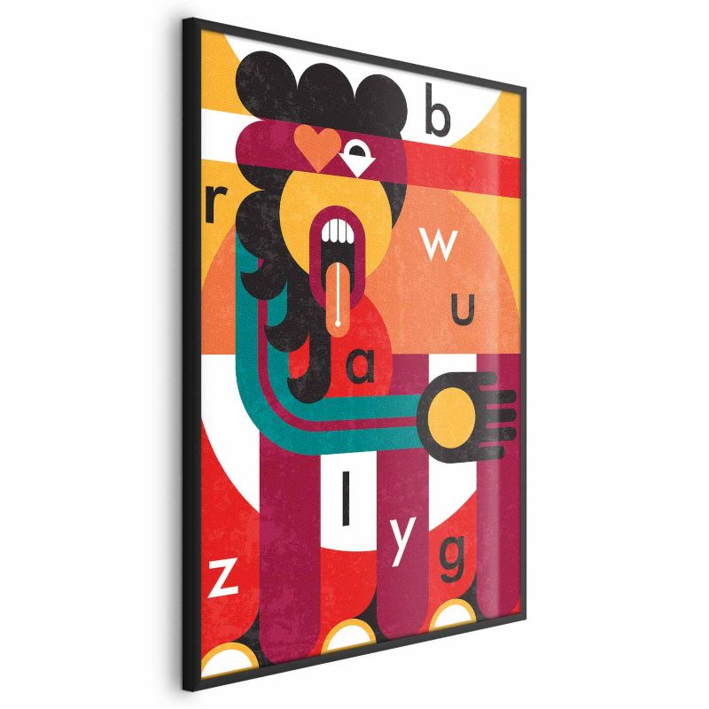 Plakat Artgeist Sztuka designu 29,7x42 cm z ramą czarną 1 szt