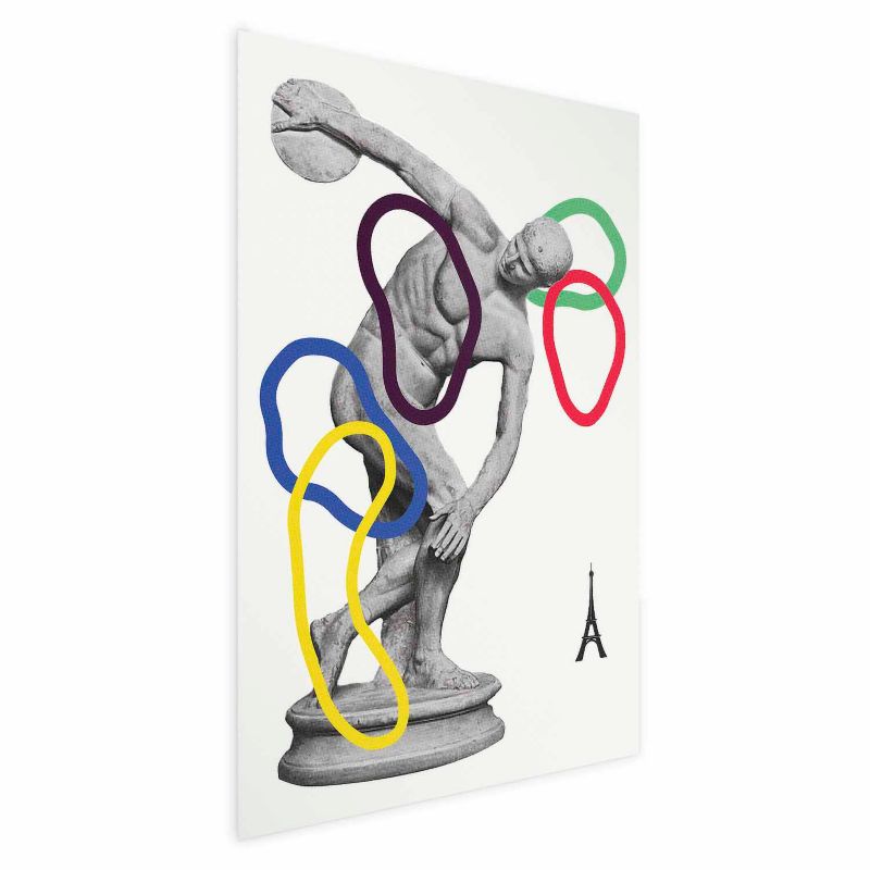Plakat Artgeist Rzut dyskiem 60x90 cm bez ramy 1 szt