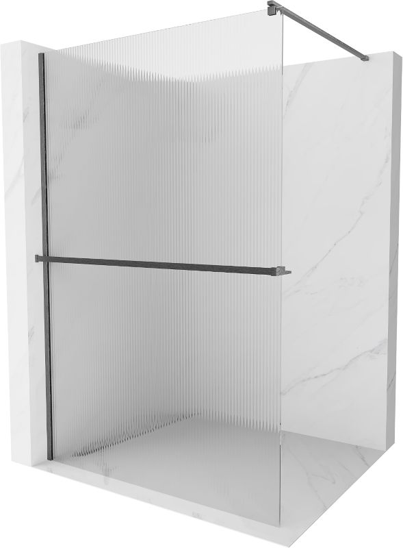 Ścianka prysznicowa Mexen Kioto+ gun gray 90x200 cm 800-090-121-66-09 1 szt.