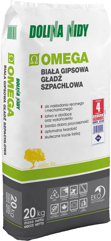 Gładź gipsowa Dolina Nidy Omega 20 kg