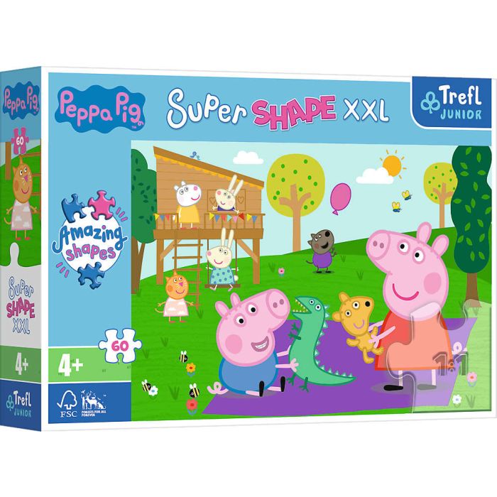 Puzzle Super Shape 60 el. XXL Peppa