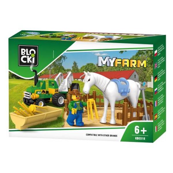 Klocki Blocki KB0318 My Farm Mały Ciągnik