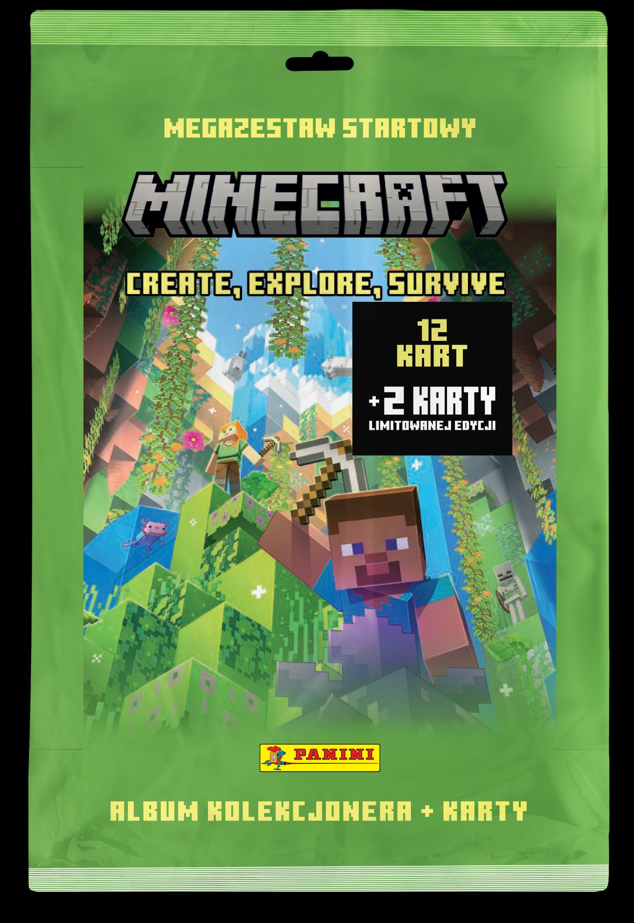 MEGA ZESTAW STARTOWY ALBUM 12KAT minecraft