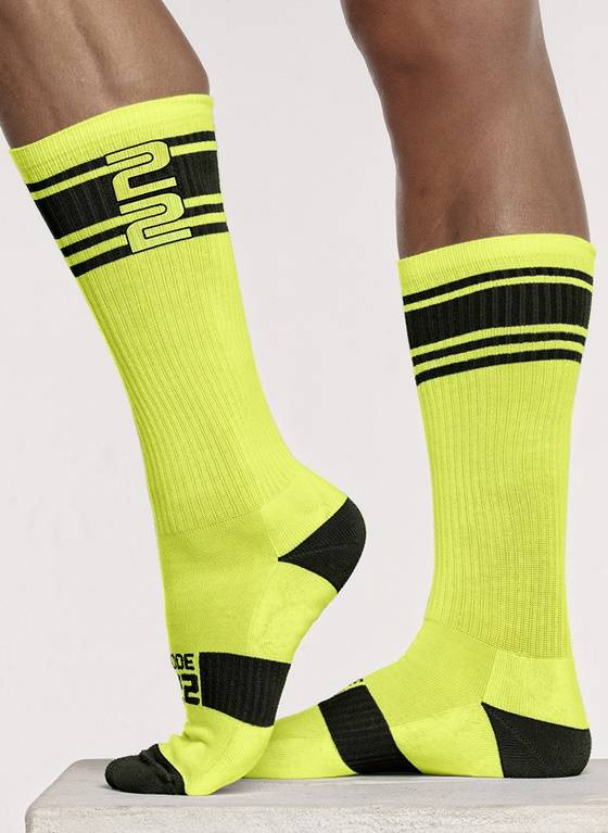 Skarpetki męskie | Active 8008 Yellow | CODE22