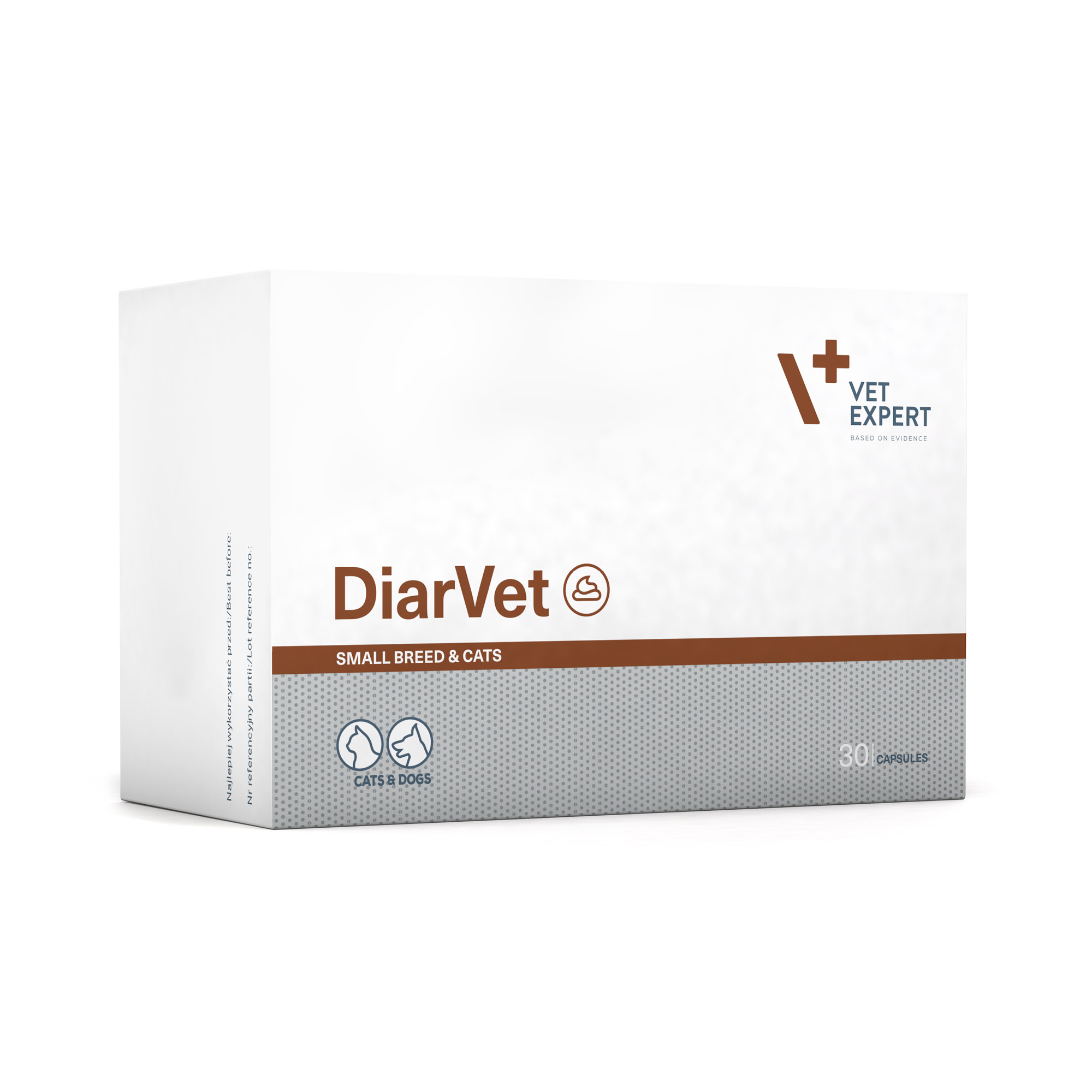 DIARVET SMALL BREED & CATS - preparat wspomagający w ostrej biegunce dla małych psów i kotów