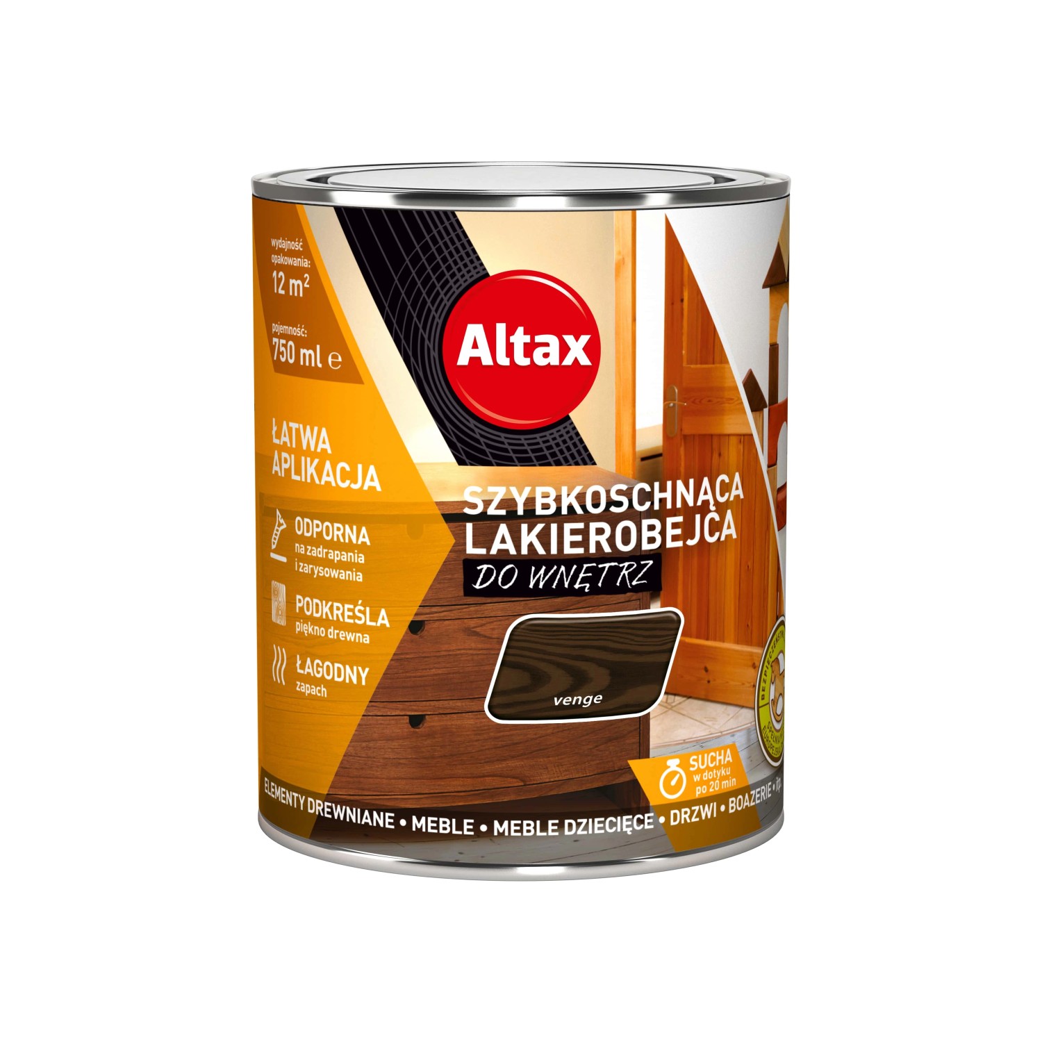 Altax Lakierobejca szybkoschnąca tik 750 ml
